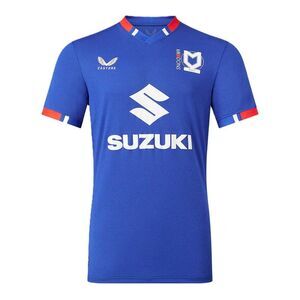Castore Mens MK Dons Football Shirt / Clematis Blue